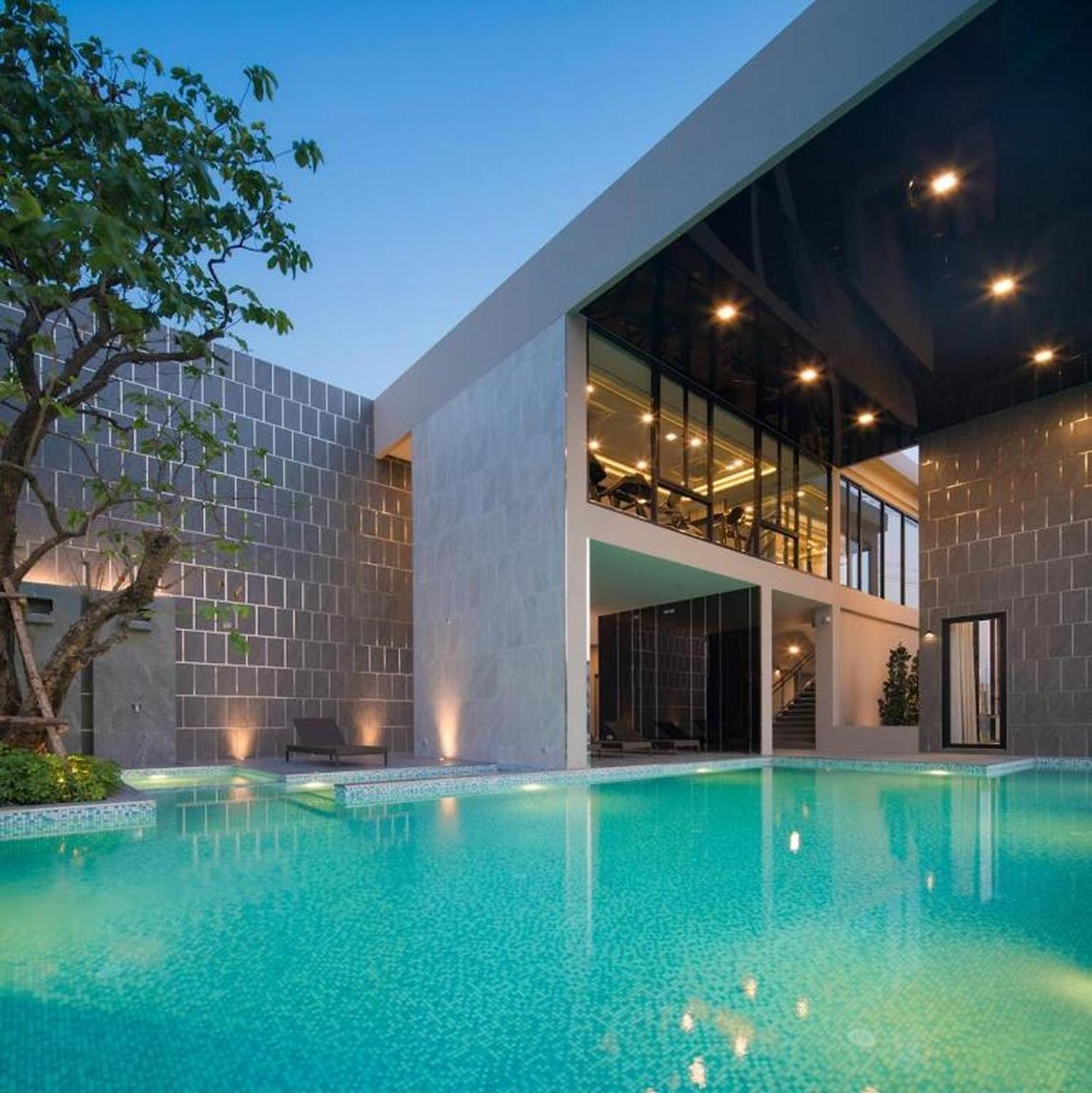 Stylish2bd Pool&gym Near Airport Hébergement de vacances Bangkok